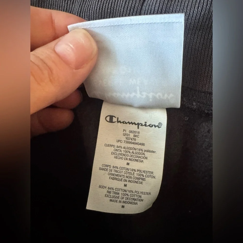 Champion Reverse Weave Big C Logo Tapered Joggers